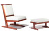 Trave Chair and Ottoman