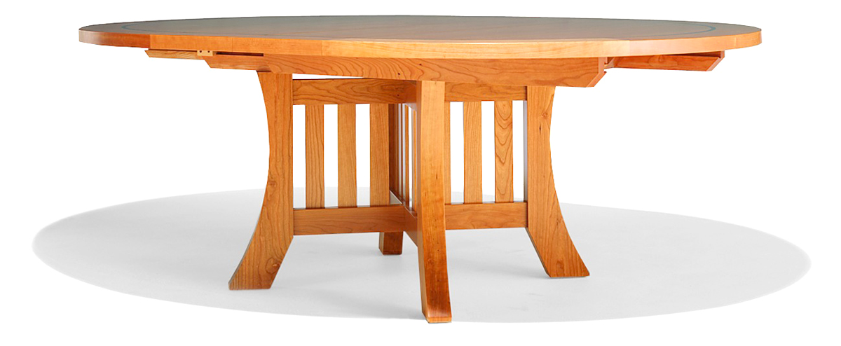 Arts And Crafts Round Dining Room Table