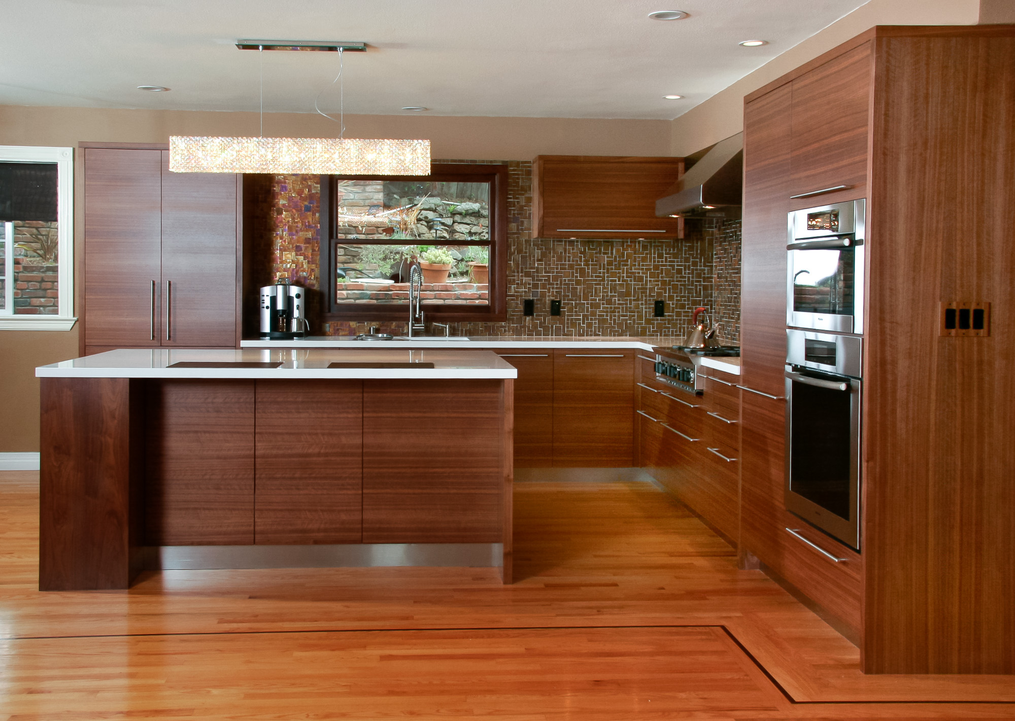 Flat panel kitchen cabinet by Berkeley Mills Kitchen