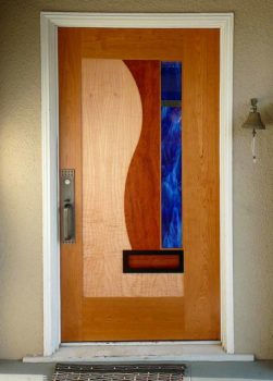 Custom Door with Color glass