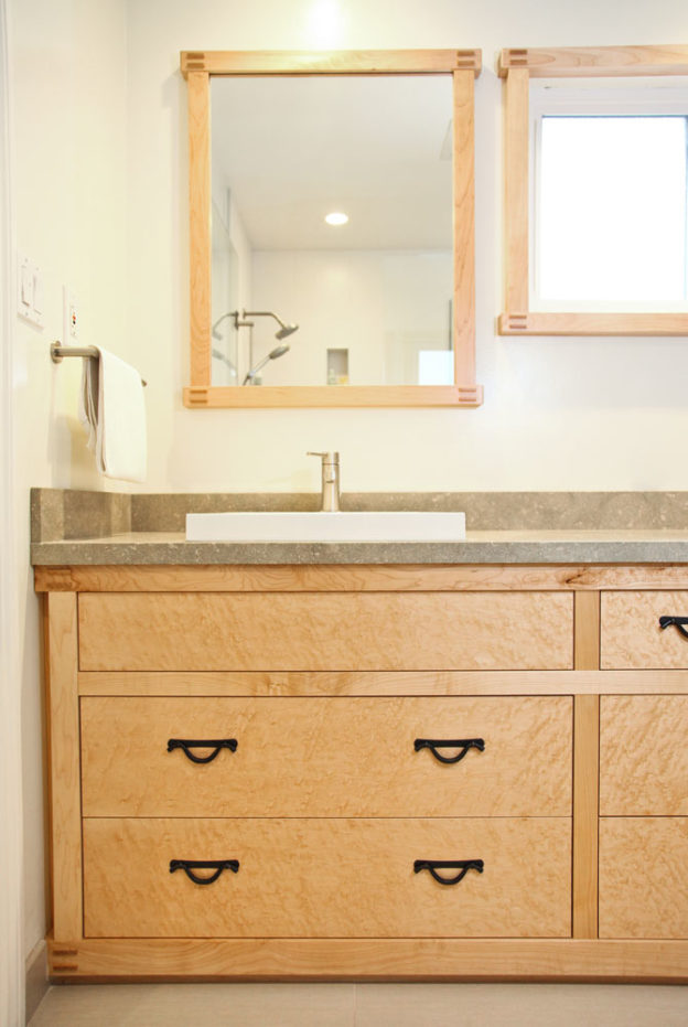 Maple Custom Tansu Vanity | Bay Area | Berkeley Mills