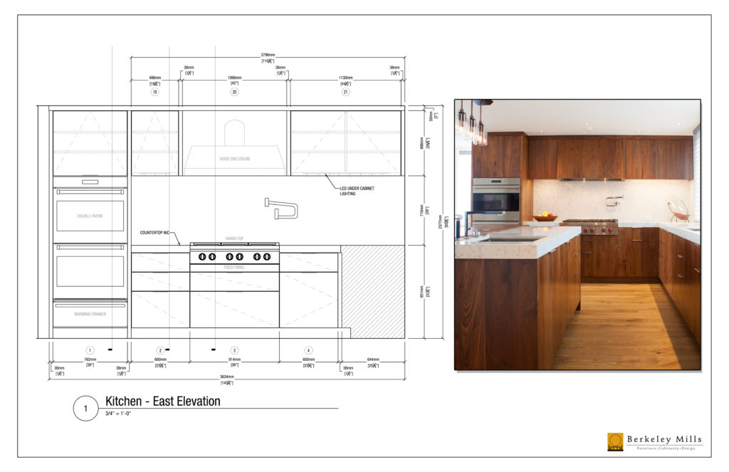Schematic & Final Kitchen Remodel, Bay Area