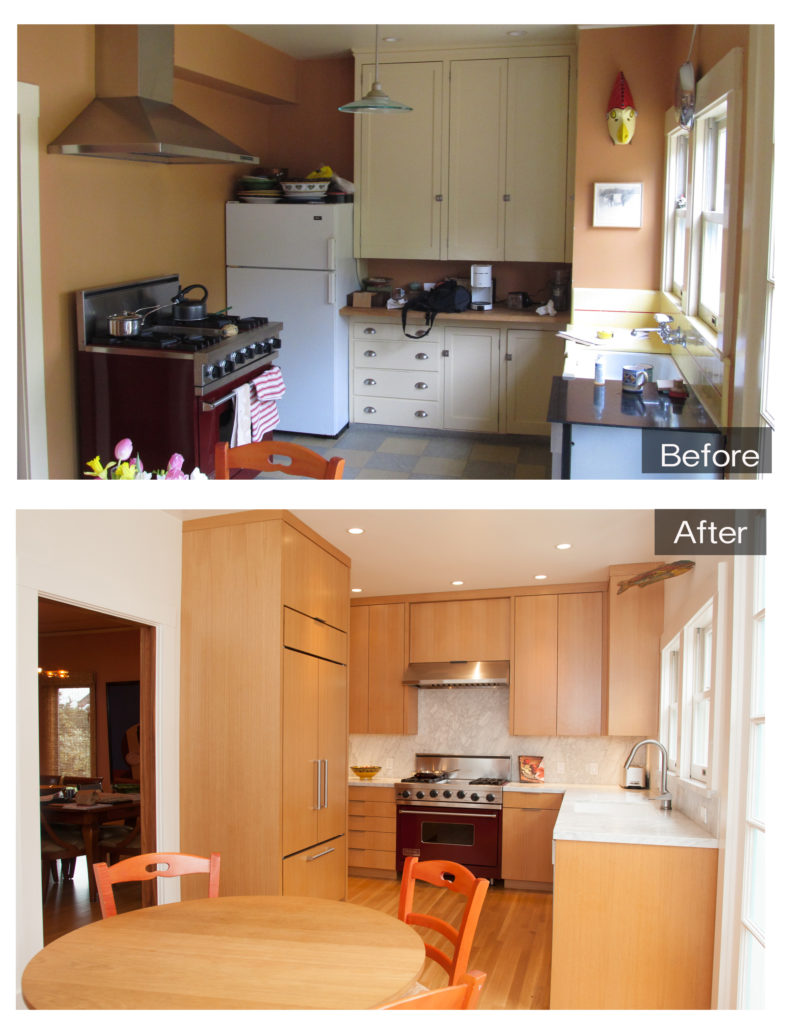 Kitchen Before & After Remodeling, Custom Design in Bay Area